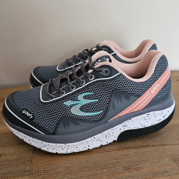 Brooks Gray and Pink Athletic Shoes - Picture 5 of 10